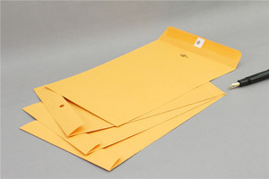 Phong Bì Giấy Kraft Màu Nâu 9X12 Inch 100gsm Với Kích Thước Móc Cài 229X305 Mm - Product Image 4