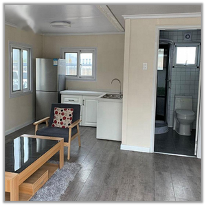 SKYLINE Casa Container Espandibile di Lusso 20ft 40ft in <span class=keywords><strong>Vendita</strong></span>, <span class=keywords><strong>Tiny</strong></span> <span class=keywords><strong>House</strong></span> Prefabbricata, Appartamento Modulare con Bagno e Zona Living - Product Image 5