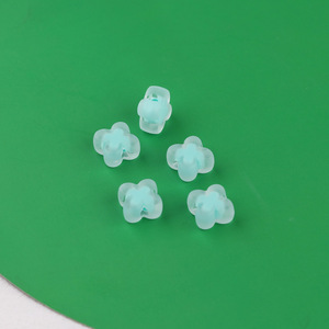 Cuentas de flores acrílicas para hacer pulseras, multicolor, colores aleatorios, resina plástica, suministros para manualidades de joyería DIY - Product Image 3