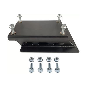 Support de plaque de <span class=keywords><strong>montage</strong></span> de moteur de convertisseur de couple noir pour moteur Predator 196cc / 212cc sur Mini vélos Coleman, Black - 1 3/4 pouces Lift - Product Image 3