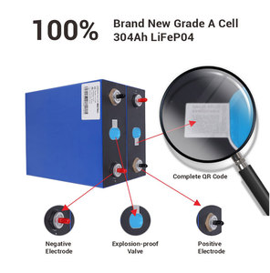 Baterai LiFePO4 <span class=keywords><strong>3</strong></span>.2V 304Ah Langsung dari Pabrik, Sel LFP Grade A LF304 untuk Tenaga Surya, Penyimpanan Energi Rumah, Golf Cart, RV - Product Image 2