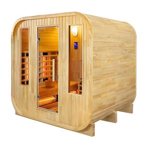 Kit Sauna all'aperto 2 persone lontano infrarosso cedro vapore Sauna e doccia completa sala interna ed esterna con uso domestico - Product Image 1