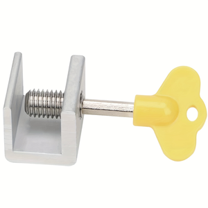 Butoirs de fenêtre à installation facile Serrures coulissantes verticales horizontales sécurisées pour la sécurité des bébés dans la salle de bain - Product Image 2