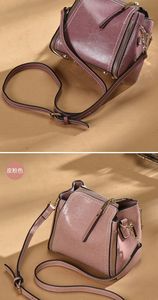 Nuevo Bolso de Mano de Diseño Cruzado de Moda, Bolso de Cuero Genuino Real, Bolsos de Mujer de Marca, Bolsos de Piel de Vaca para Chicas - Product Image 6