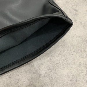 <span class=keywords><strong>Pantaloncini</strong></span> da Uomo in <span class=keywords><strong>Ecopelle</strong></span> Nera Personalizzati Stile Carpentiere - Product Image 3