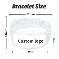 Bracelet LED lumineux interactif personnalisé pour le contrôle des foules, changeant de couleur, pour les stades et les spectacles, de la marque Longstargift