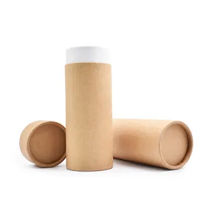 Custom paper cardboard lip gloss tube eco lip balm tube recycle lipstick tube