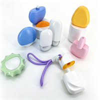 Bouteille de crème solaire en stick PE 50 ml pour usage extérieur, contenants coréens SPF50, emballages de crèmes solaires, bouteille en plastique à presser