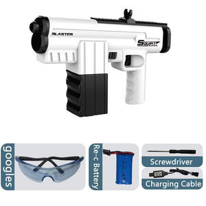 Pistola de Agua Eléctrica Recargable de Alta Presión, Juguete de Batalla Acuática para Niños y Adultos, Ideal para Piscina y Playa en Verano - Product Image 5