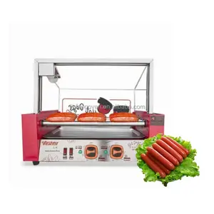 Automatic Commercial Hot Dog Grill Snack Equipment Hot Dog Machine