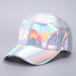 Gorra de Béisbol Unisex de 6 Paneles, Estilo Punk, Deportiva, a Rayas, con Bordado 3D, Colores Degradados de Arcoíris, Acabado Pintado - Product Image 3