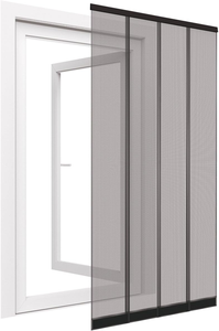 Cortina <span class=keywords><strong>de</strong></span> insectos <span class=keywords><strong>de</strong></span> puerta DIY ecológica moderna con 4 paneles <span class=keywords><strong>de</strong></span> poliéster reutilizables y tira adhesiva <span class=keywords><strong>de</strong></span> PVC para dormitorios - Product Image 2