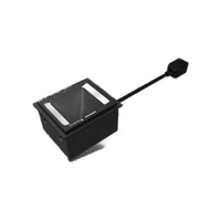 Lecteur de codes-barres bidirectionnel fixe pour kiosque extérieur Weigand RS232/USB/COM IP67, OCR, MRZ, PDF417, 2D, QR, accès par code-barres