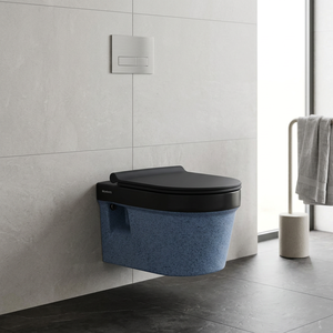 Serviettes de toilette en céramique, murale suspendue sans bords, de couleur noire, rustique, style rétro, taille Standard, meilleure qualité, pour salle de bains - Product Image 4