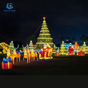 ไฟประดับตกแต่งสวนคริสต์มาส LED รุ่น SG-SD-RT01 รูปทรงสวนสาธารณะ สวยงามสะดุดตา เหมาะสำหรับเทศกาลคริสต์มาสและเทศกาลโคมไฟ - Product Image 1