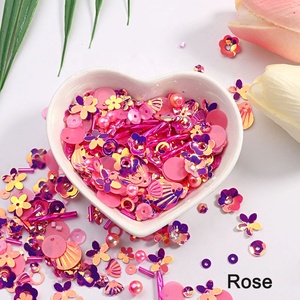 Bán buôn duy nhất lỗ handmade gói của mix Shape may Sequins PVC chất liệu cho Diy dự án - Product Image 2