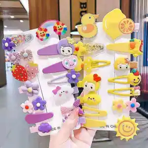 Tracy & Herry 14 cái/bộ Nhà Máy Bán Phim Hoạt Hình Cầu Vồng Tóc Pin Handmade Cho Cô Gái Trẻ Em Tóc Phụ Kiện Ưa Thích Dễ Thương Tóc Clip