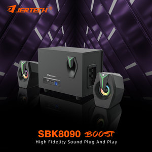 Haut-parleur de jeu pour ordinateur JERTECH SBK-8090 de haute qualité avec fil, mode <span class=keywords><strong>Bluetooth</strong></span> TF, éclairage RGB 10W, caisson de basses, en vente - Product Image 6