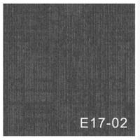 Dalles de moquette modulaires à pose libre à motif personnalisé 25x100, dos PVC, PET insonorisant, non toxique, pour hôtels et salons