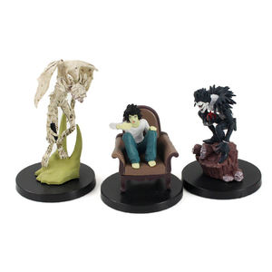 5 pezzi/set Anime Figure Set <span class=keywords><strong>Death</strong></span> <span class=keywords><strong>Note</strong></span> Figures Grim Reaper Ryuk Action Figure Yagami Light Model Doll Ornaments Toys - Product Image 5