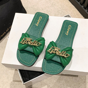 Sandales plates respirantes d'été pour femmes 2026, style mule à bout ouvert avec semelle en PVC - Product Image 4