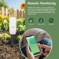 Capteur d'humidité et de température du sol Tuya Zigbee WiFi avec surveillance à distance par application pour plantes d'intérieur, jardin, serre