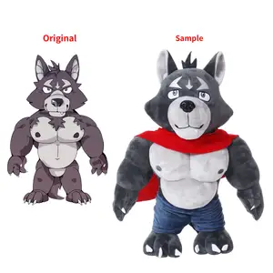 Manufacturer Custom Plushy Character Plush Toys Animals Dolls Plushie Accessories Customize Stuffed Toy Customize Dog Anime Doll