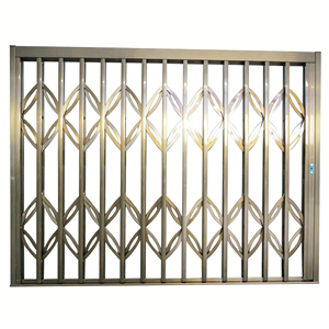 Barre di Sicurezza per Balconi con Chiusura Scorrevole, Design Postmoderno <span class=keywords><strong>in</strong></span> <span class=keywords><strong>Acciaio</strong></span> <span class=keywords><strong>Inox</strong></span> e Alluminio per Scuole e Magazzini - Product Image 1