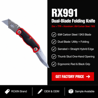 Couteau pliant, couteau de poche RX991-1, lame à changement rapide, couteaux utilitaires pliables
