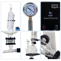 Évaporateur rotatif électrique 50L en verre borosilicate de haute qualité avec pompe à vide à moteur – Équipement de laboratoire