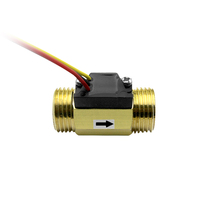 Cảm Biến Lưu Lượng Tuabin G 1/2 "1-30l/PHÚT Công Tắc Lưu Lượng Từ Trường Cảm Biến Hiệu Ứng Hall Lưu Lượng Kế Máy Nước Nóng Năng Lượng Mặt Trời