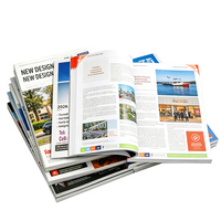 Service d'impression de livres personnalisés écologiques, brochure de magazine de mode A4 de haute qualité avec promotion commerciale, imprimé offset sur papier