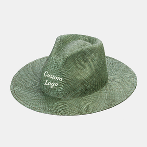 2026 New Style <b>Straw</b> Fedora - Custom Logo Wide Brim Sun <b>Hat</b> <b>for</b> <b>Men</b> & Women - Product Image 1