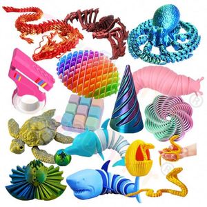 Juguetes Sensoriales Antiestrés de Bolas de Engranajes Impresas en 3D al por Mayor, Set de PLA para Adultos y Niños con TDAH, Logotipo Personalizado, Certificación CE - Product Image 1
