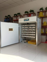 Promotion Exceptionnelle Incubateurs à Oeufs 1056 Électriques en Acier Inoxydable, Machine d'Éclosion Entièrement Automatique pour Poulets, Canards et Cailles