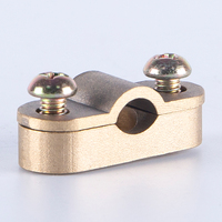 Pince de câble unique de 10mm de conception spéciale personnalisée en usine de Sweld Pince de barre en cuivre résistant aux hautes températures pour la protection contre la foudre et le système de mise à la terre