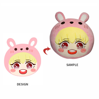 Peluche personnalisée en forme de personnage d'anime, jouet en peluche sur mesure, porte-clés en peluche personnalisé