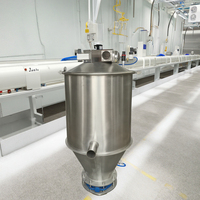 Convoyeur à vide automatique en acier inoxydable de qualité sanitaire, étanche à la poussière, pour matériaux pharmaceutiques