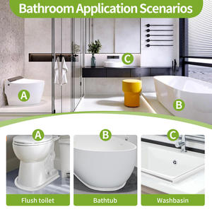 <span class=keywords><strong>Cinta</strong></span> de Sellado Autoadhesiva Blanca Resistente a Altas Temperaturas, para Cocina, Baño, Fregadero, Ducha, <span class=keywords><strong>Bañera</strong></span>, Inodoro - Product Image 5