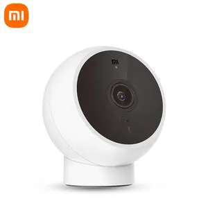 Xiaomi mijia 2k câmera de vídeo para webcam, 1296p wi-fi, visão noturna, suporte magnético para casa inteligente mi 2k