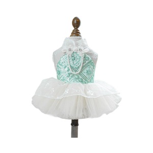Vestido Mint Mambo para Teddy, Bichón, Pomerania, Gatos y Cachorros, Ropa Floral de Poliéster para Mascotas, Falda para las Cuatro Estaciones GGQ20260113-23 - Product Image 5