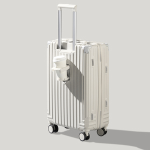 2025 nouveau modèle de bagages bon marché et multifonctionnels 20 pouces <span class=keywords><strong>valise</strong></span> personnalisée avec <span class=keywords><strong>porte</strong></span>-gobelet - Product Image 3
