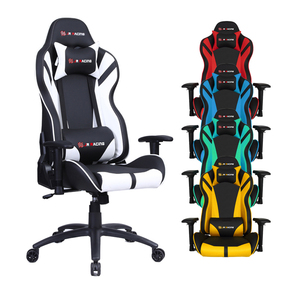 Chaise de jeu en cuir personnalisée avec dossier haut et soutien lombaire ergonomique personnalisé pour votre configuration de jeu - Product Image 2