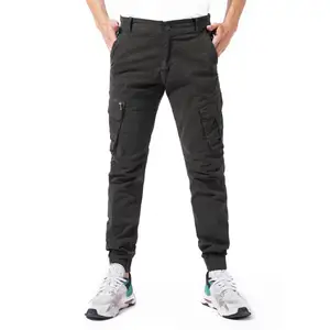 Xu Hướng Mới Pháp Terry Cotton Colorblock Mens High Street Côn Quần Baggy Với Túi Bên