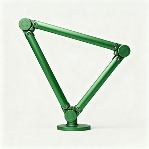 Bras articulé multi-articulations réglable en alliage d'aluminium usiné CNC pour pièces de montage sur bureau - Product Image 2