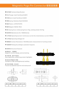 Tùy chỉnh mạ Vàng POGO pin kết nối cho các ứng dụng thiết bị điện tử - Product Image 2