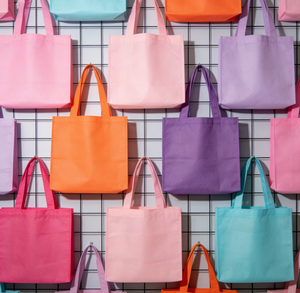 Bolsa de Tela No Tejida 100% Ecológica, con Diseño Personalizado, Impermeable, Reutilizable, Pequeña, para Compras, con Asa - Product Image 1