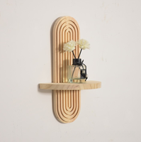Étagère murale en bois pour la décoration de la maison, support de rangement pour la chambre à coucher, étagère murale pour le salon, bijoux
