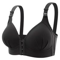 Soutien-gorge sans armatures respirant pour femme adulte, à fermeture avant, bonnets couvrants, confort optimal, avec bretelles antidérapantes, pour le maintien quotidien