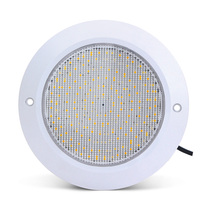 Nouveauté LanVol, lumière de piscine plate et mince de 10 mm, RGB PVC/ABS, couvercle givré, étanche IP68, lampe LED portable sous-marine
